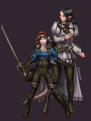 Zakuro Kaifu & Odile Vremaix by velurie